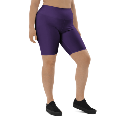 Penny G. Women's Purple Biker Shorts Classic