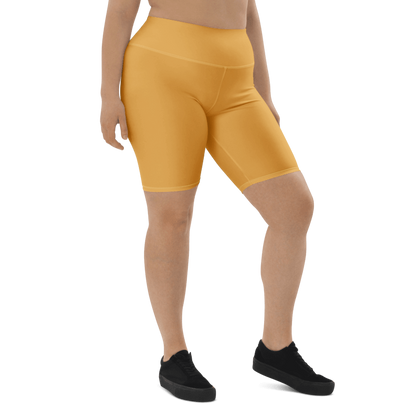 Penny G. Women's Gold Biker Shorts Classic