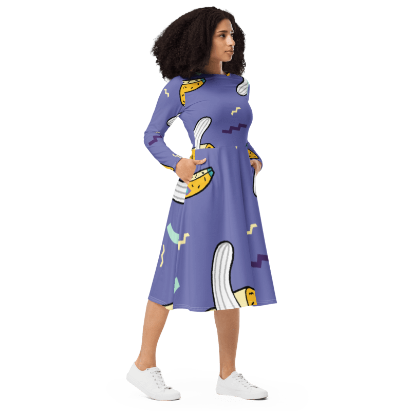 Women's Banana Split Graphic Summer Dress