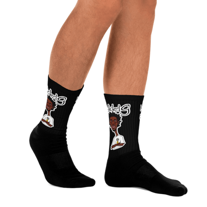 Nickel G. Men's All Black Socks