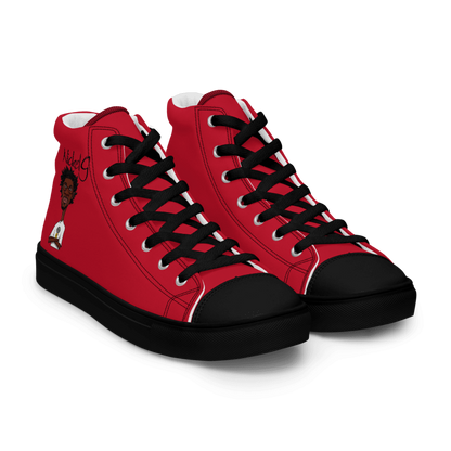 601 Local Red Men's High Top Sneakers From Nickel G.