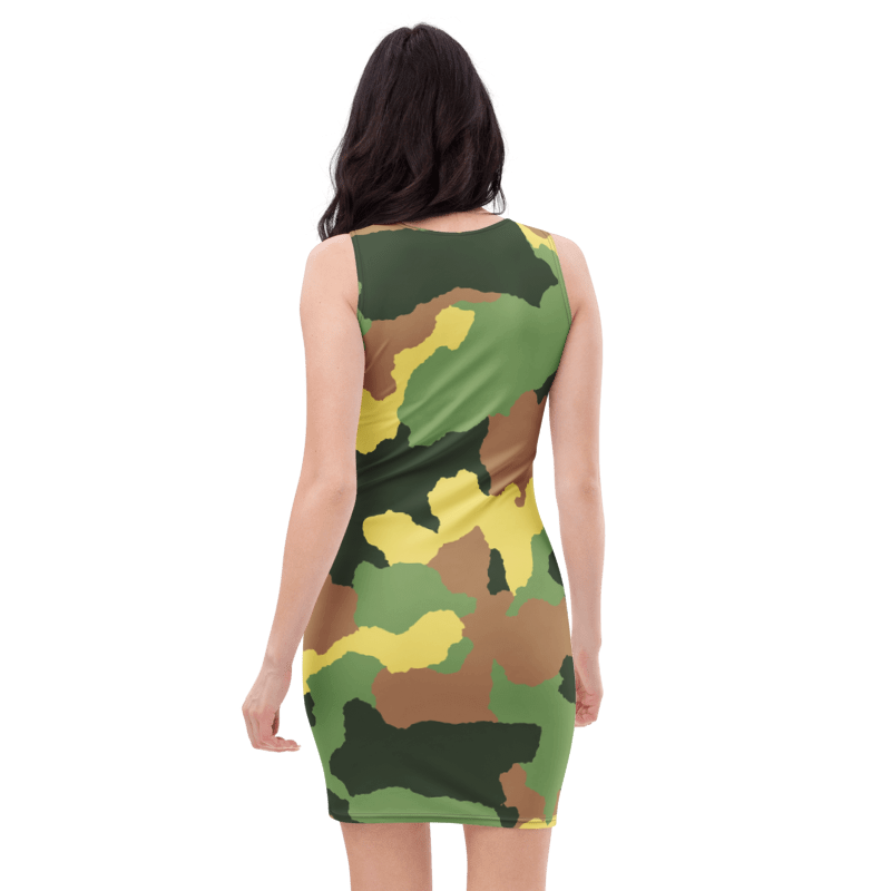 Women's Camouflage Graphic Summer Dress