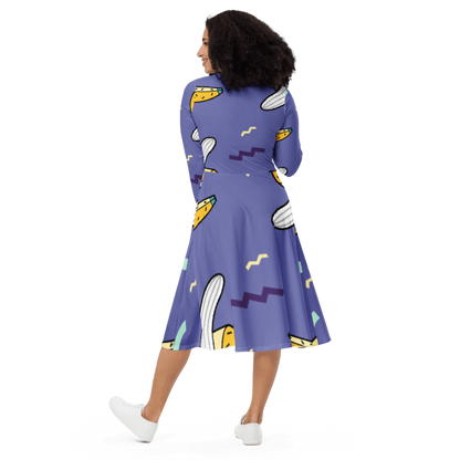 Women's Banana Split Graphic Summer Dress