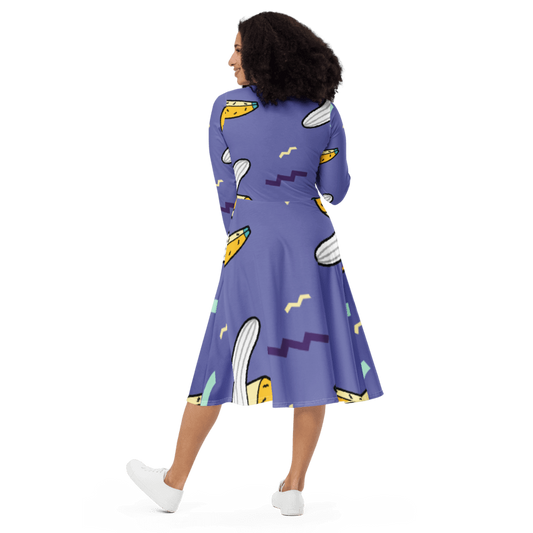 Women's Banana Split Graphic Summer Dress