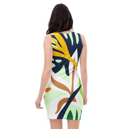Women's Plant Life Graphic Summer Dress