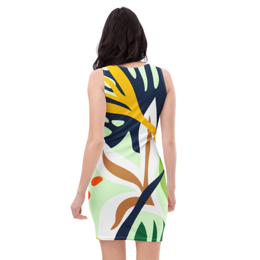 Women's Plant Life Graphic Summer Dress