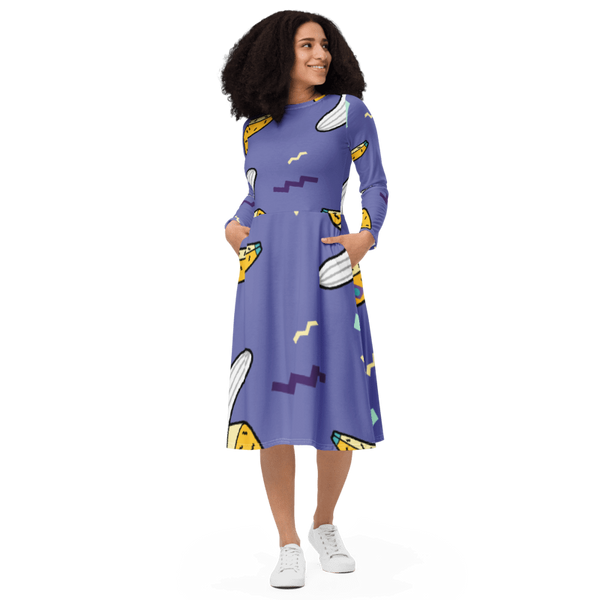 Women's Banana Split Graphic Summer Dress