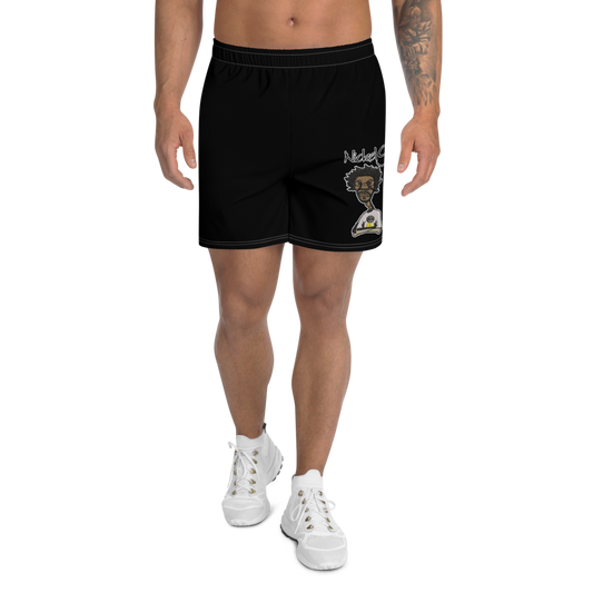 All-Over Print Unisex All Black Classic Athletic Long Shorts