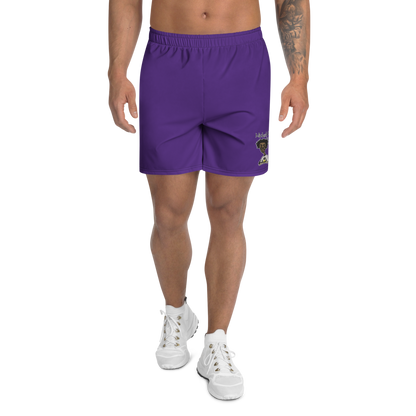 All-Over Print Unisex Purple Athletic Long Shorts